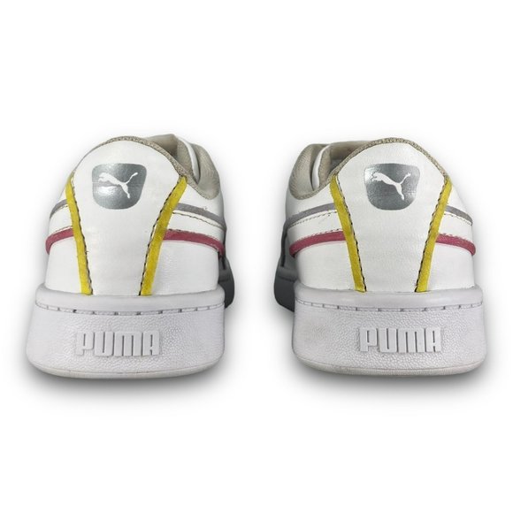 Puma Vikky v2 Hem Sneakers 371485-03 Casual Slip On Shoes White Youth 1 - Picture 6 of 9